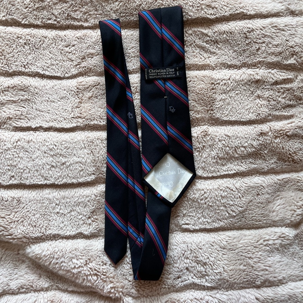 Christian Dior Striped Tie